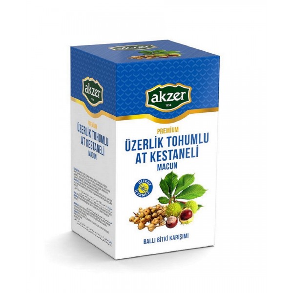 AKZER PREMIUM ÜZERLİK TOHUMLU AT KESTANELİ 300GR