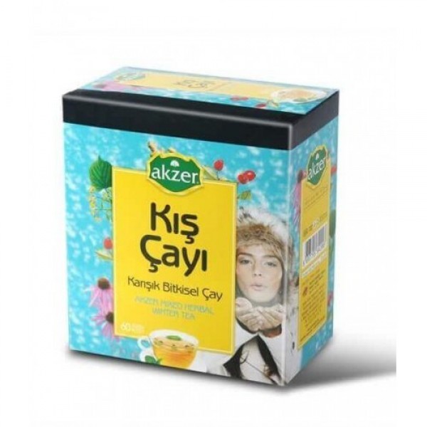 AKZER Fonksiyonel BİTKİ ÇAYI KIŞ ÇAY 60 LI 100GR AKZER Fonksiyonel BİTKİ ÇAYI KIŞ ÇAY 60 LI 100GR