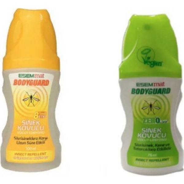 ESEMMAT BODYGUARD ZERO VEGAN KOVUCU LOSYON  75 ML + KOVUCU LOSYON 100ML  