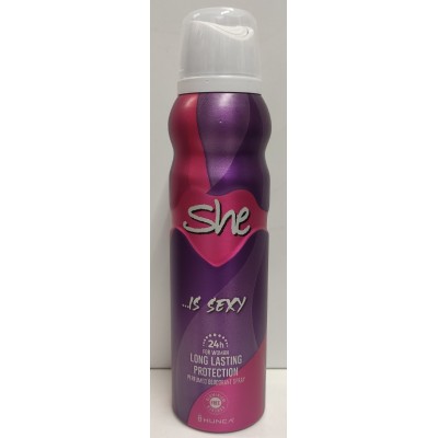 SHE IS SEXY! DEODORANT 150ML SHE IS SEXY! DEODORANT 150ML