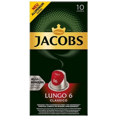 Jacobs Lungo 6 Classıco  52gr 10lu Jacobs Lungo 6 Classıco  52gr 10lu