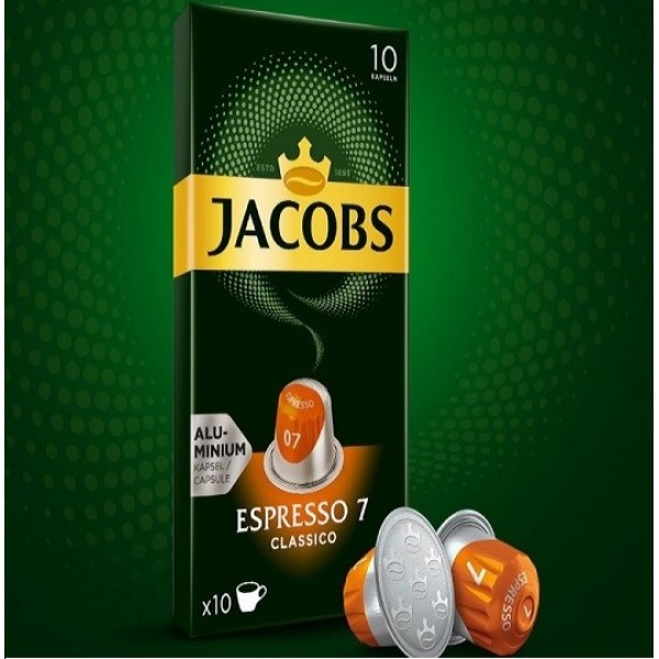 Jacobs Espresso 7 Classıco 52gr 10lu