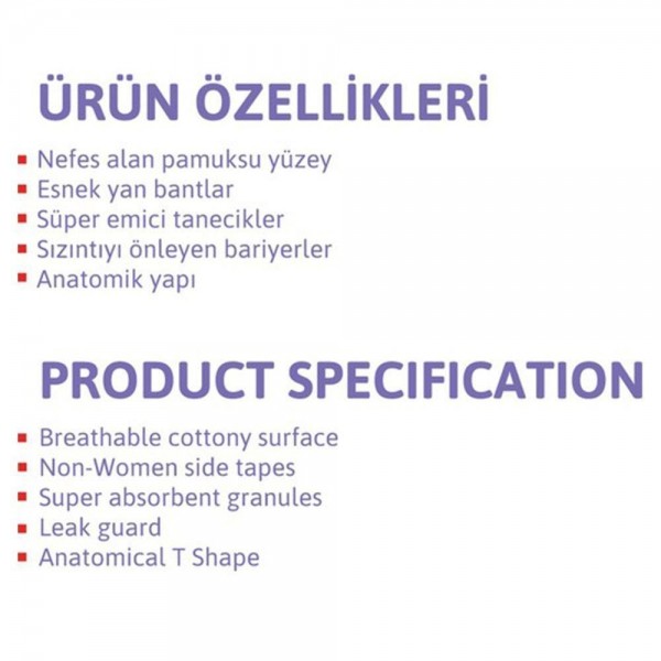 KANZ BEBEK BEZİ EKO PAKET NO: 1 40LI YENİDOĞAN 2-5 KG