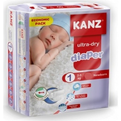 KANZ BEBEK BEZİ EKO PAKET NO: 1 40LI YENİDOĞAN 2-5 KG KANZ BEBEK BEZİ EKO PAKET NO: 1 40LI YENİDOĞAN 2-5 KG