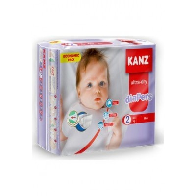 KANZ BEBEK BEZİ EKO PAKET NO: 2  40LI MİNİ 3-6KG KANZ BEBEK BEZİ EKO PAKET NO: 2  40LI MİNİ 3-6KG