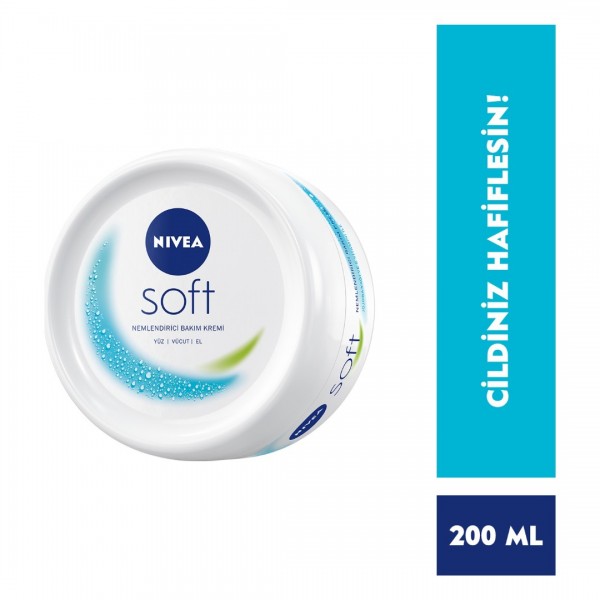 NIVEA SOFT NEMLENDİRİCİ BAKIM KREMİ 200ML