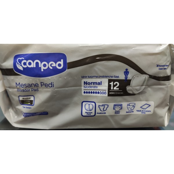 CANPED MESANE PEDİ 12Lİ PAKET İÇİ NORMAL ERKEK