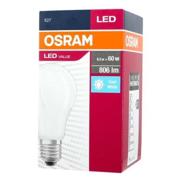 OSRAM LED AMPUL VALUE E 27 DUY  8,5W /  SARI IŞIK