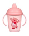 WEE BABY ENJOY AKITMAZ KULPLU ALIŞTIRMA BARDAK 240ML  755 PEMBE