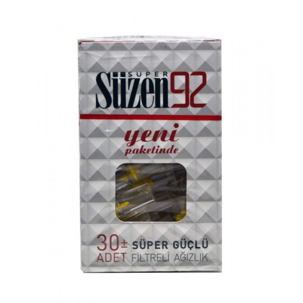 SÜZEN 92 SİGARA FİLİTRELİ AĞIZLIK PAKET İÇİ 30 ADET  5 PAKET