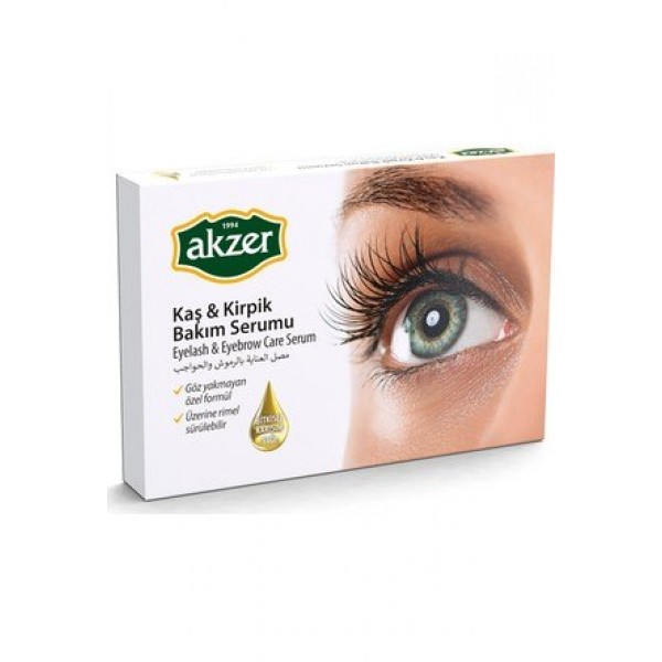 AKZER KAŞ & KİRPİK BAKIM SERUMU 2*10ML