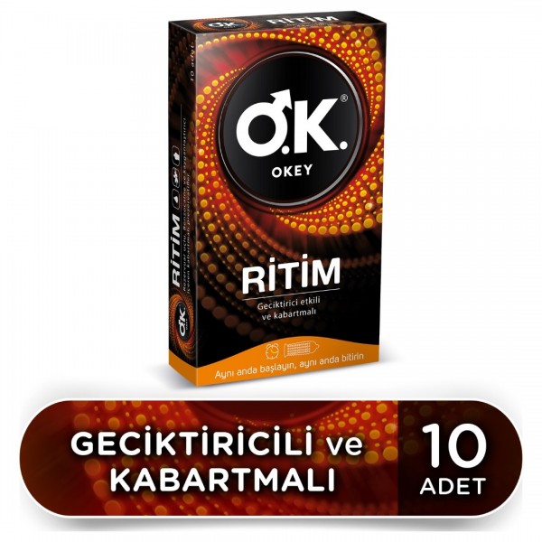 OKEY PREZERVATİF  RİTİM 10 LU