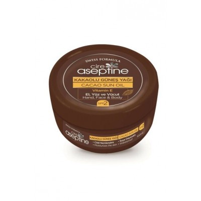 CİRE ASEPTİNE  KAKAOLU  SPF2  GÜNEŞ YAĞI  200ML