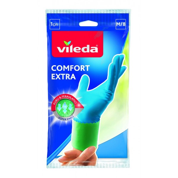 VİLEDA MAVİ COMFORT & CARE  ELDİVEN  S KÜÇÜK BOY