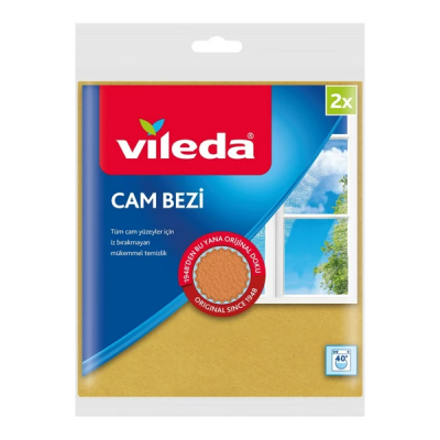 VİLEDA CAM BEZİ 2Lİ PAKET İÇİ