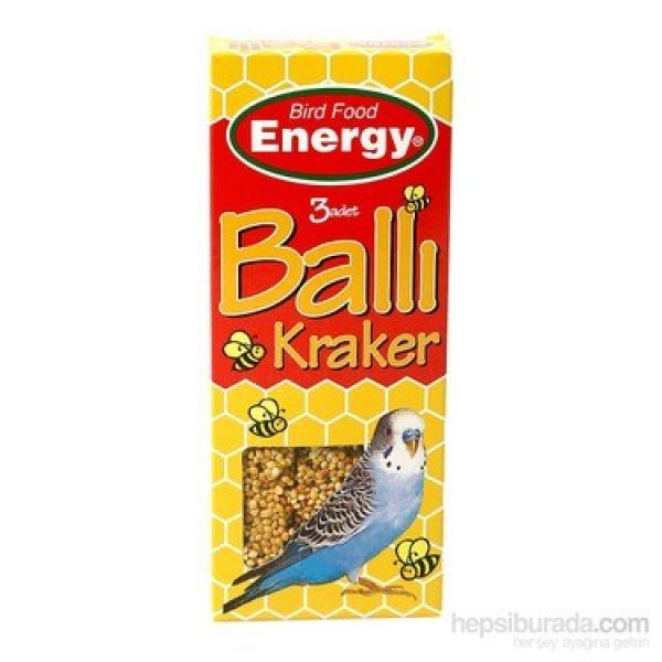 ENERGY MUHABBET KUŞ YEMİ KRAKER PAKET İÇİ 3 ÇUBUK 100GR  2 li PAKET