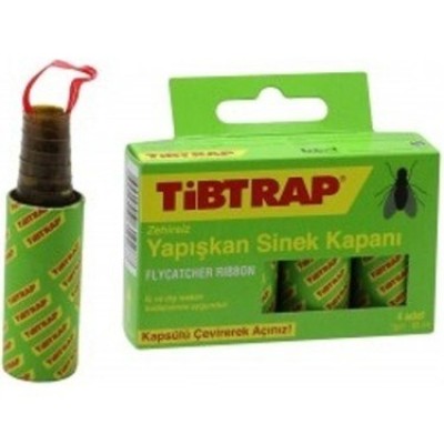 TİBTRAP ZEHİRSİZ YAPIŞKANLI SİNEK KAPANI 4 ADET PAKET İÇİ 4*9,5G TİBTRAP ZEHİRSİZ YAPIŞKANLI SİNEK KAPANI 4 ADET PAKET İÇİ 4*9,5G