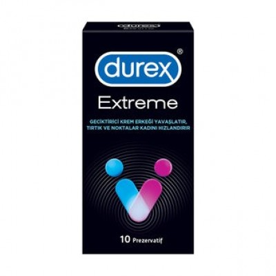 DUREX PREZERVATİF  EXTREME 10LU DUREX PREZERVATİF  EXTREME 10LU