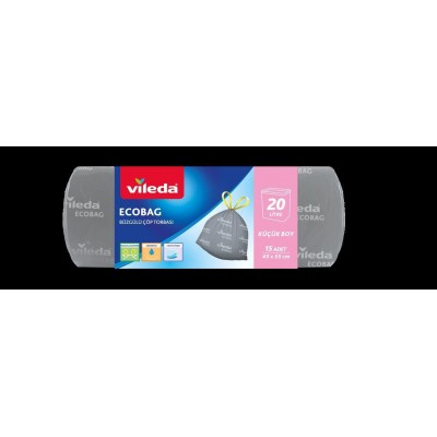 VİLEDA BÜZGÜLÜ ÇÖP TORBASI KÜÇÜK 15 Lİ  45*55CM VİLEDA BÜZGÜLÜ ÇÖP TORBASI KÜÇÜK 15 Lİ  45*55CM