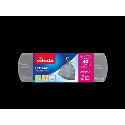VİLEDA BÜZGÜLÜ ÇÖP TORBASI ORTA 15 Lİ  55*55CM VİLEDA BÜZGÜLÜ ÇÖP TORBASI ORTA 15 Lİ  55*55CM