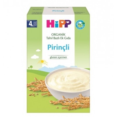 HİPP ORGANİK PİRİNÇLİ TAHIL BAZLI EK GIDA  200 GR