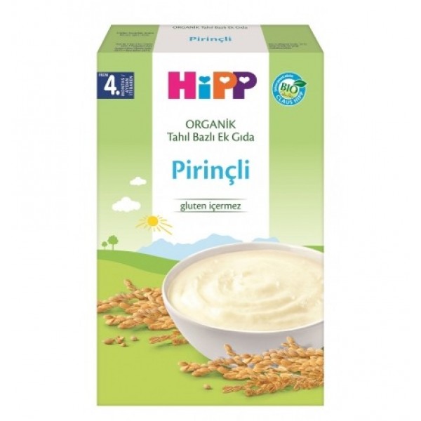 HİPP ORGANİK PİRİNÇLİ TAHIL BAZLI EK GIDA  200 GR