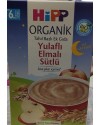 HİPP ORGANİK TAHIL BAZLI EK GIDA İYİ GECELER YULAFLI ELMALI SÜTLÜ  250 GR