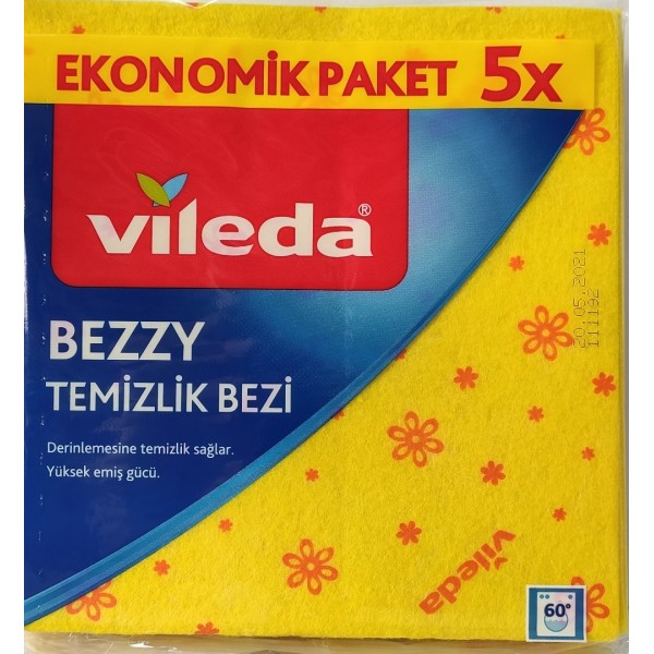 VİLEDA Bezzy Temizlik Bezi 5 Lİ