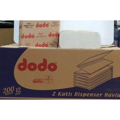 DODO Z KATLAMA HAVLU 2 KATLI  200LÜ 1*12PK