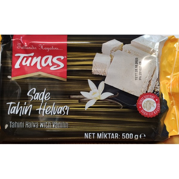 TUNAS TAHİN HELVASI 500 GR  KAKAOLU