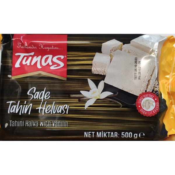 TUNAS TAHİN HELVASI 500 GR  KAKAOLU