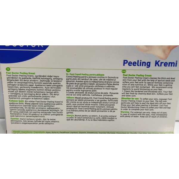 FOOT DOCTOR PEELİNG KREMİ 50 ML