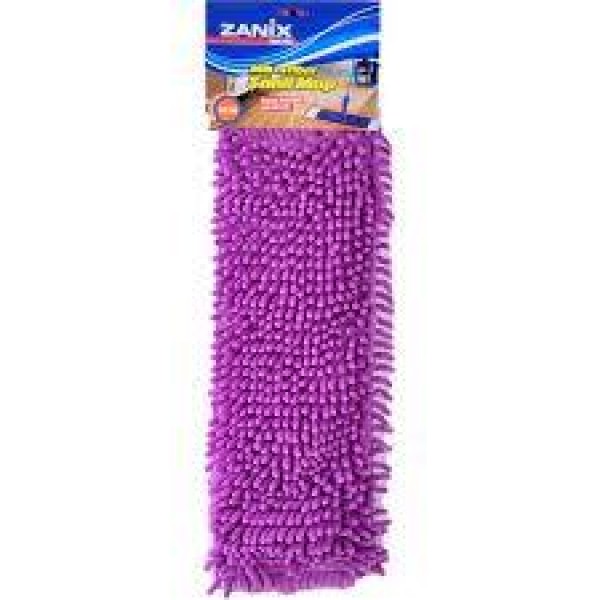 ZANİX NEMLİ MAKARNA MOP UCU MİKROFİBER ŞÖNİL PASPAS YEDEK 40CM