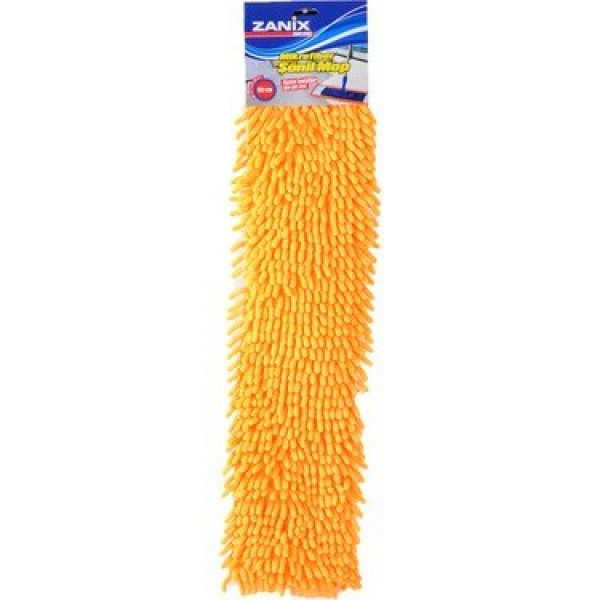 ZANİX NEMLİ MAKARNA MİKROFİBER MOP UCU  ŞÖNİL PASPAS YEDEK 50CM