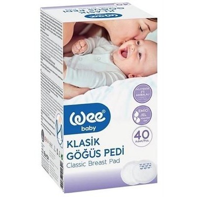 WEE BABY KLASİK GÖĞÜS PEDİ 40 LI  132 WEE BABY KLASİK GÖĞÜS PEDİ 40 LI  132