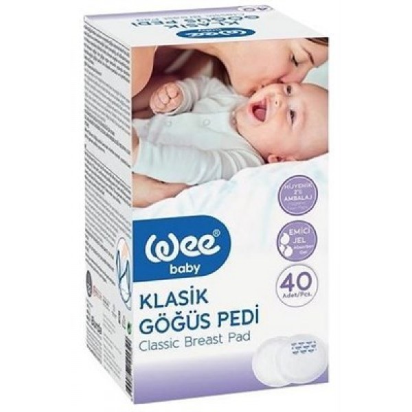 WEE BABY KLASİK GÖĞÜS PEDİ 40 LI  132