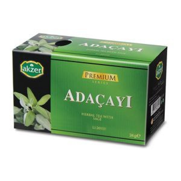 AKZER Premium BİTKİ ÇAYI ADAÇAYI 20 Lİ  24GR 