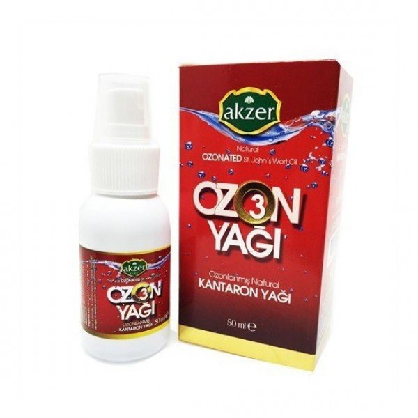 AKZER NATURAL KANTARON YAĞI OZONLANMIŞ 3 CİLT BAKIM YAĞI 50ML