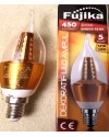 FUJİKA DEKORATİF SMD LED AMPUL E 14 DUY  5 W  AMBER SARISI--BEYAZ IŞIK