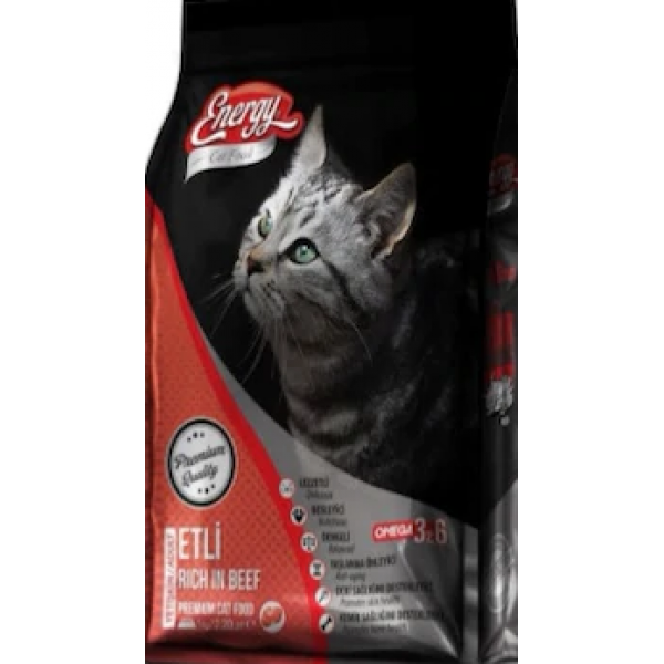 ENERGY YETİŞKİN KEDİ KURU MAMA 1000GR ETLİ