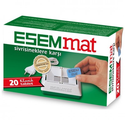 ESEMMAT SİVRİSİNEK KOVUCU TABLET  ESEMMAT SİVRİSİNEK KOVUCU TABLET