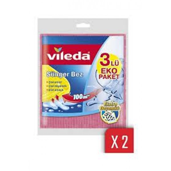 VİLEDA SÜNGER BEZ 2+1 Lİ    