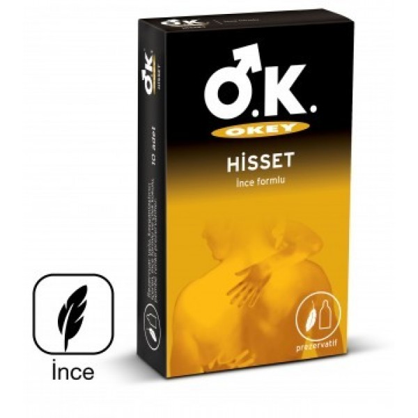 OKEY PREZERVATİF HİSSET 10 LU