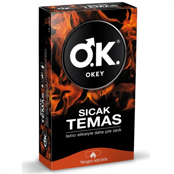 OKEY PREZERVATİF SICAK TEMAS 10 LU