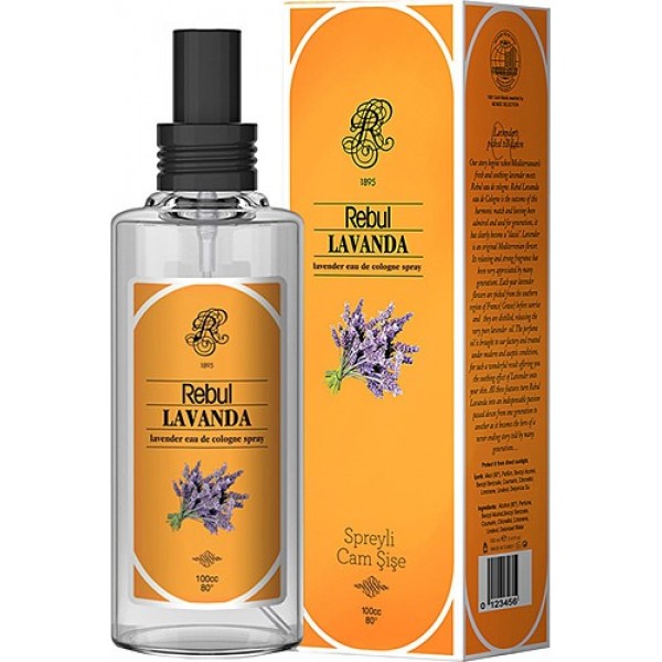 REBUL KOLONYA SPREY CAM  100ML LAVANDA