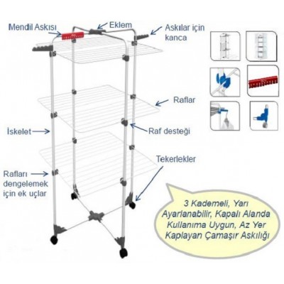 VİLEDA ÇAMAŞIR ASKILIĞI MİXER 3  VİLEDA ÇAMAŞIR ASKILIĞI MİXER 3