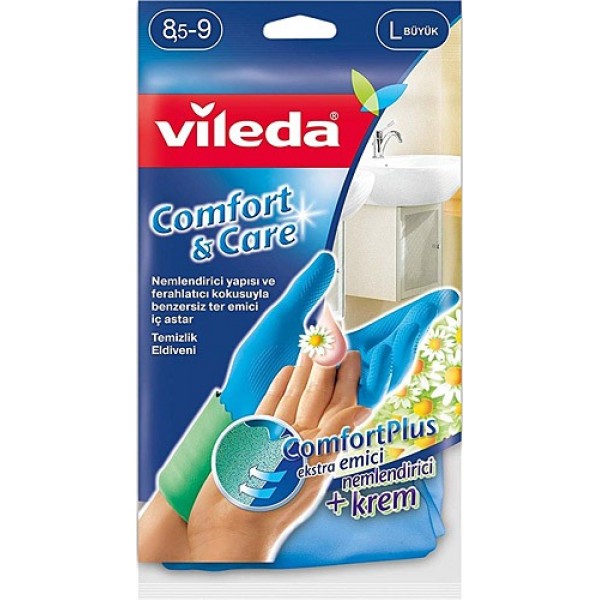 VİLEDA MAVİ COMFORT & CARE  ELDİVEN  S KÜÇÜK BOY