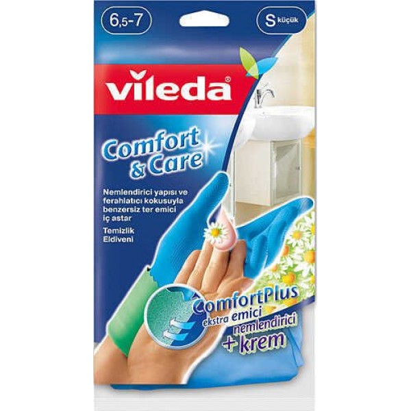 VİLEDA MAVİ COMFORT & CARE  ELDİVEN  S KÜÇÜK BOY