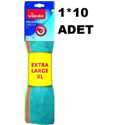 VİLEDA Mikrofiber Temizlik Bezi  4LÜ Bandrollü  10 ADET