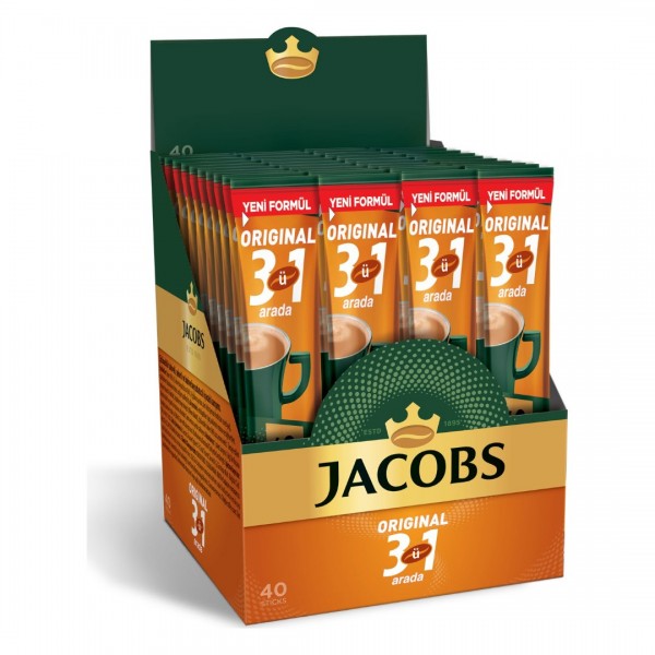 Jacobs orjinal 3ın 1 arada 16g*40:640gr 